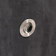 Poignée d'insertion Aboa, entraxe de perçages 0, H 14 mm, ø 65 mm, Inox brossé