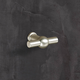 Bouton Altedo, L 50 mm, H 37 mm, aspect inox brossé