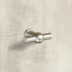 Bouton Altedo, L 50 mm, H 37 mm, aspect inox brossé