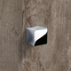 Bouton Alvito, L 21 mm, B 21 mm, H 21 mm, chromé brillant
