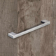 Greep Belluno, boorafstand 224 / 256 mm, L 267 mm, B 9 mm, H 30 mm, roestvrij staal finish geborsteld