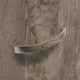 Poignée Bracara, entraxe de perçages 128, L 150 mm, B 15 mm, H 33 mm, aspect étain