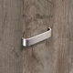 Greep Catana, boorafstand 192, L 199 mm, B 35 mm, H 38 mm, roestvrij staal finish geborsteld