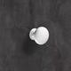 Knop Cirpi, H 27 mm, ø 30 mm, Wit