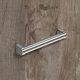 Greep Como, boorafstand 192, L 204 mm, B 26 mm, H 45 mm, Roestvrij staal geborsteld / roestvrij staal finish geborsteld