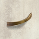 Poignée Egara, entraxe de perçages 128, L 155 mm, B 20 mm, H 30 mm, aspect laiton antique brossé