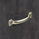 Greep Flavia, boorafstand 96, L 145 mm, B 28 mm, H 28 mm, Mat vernikkeld