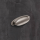 Schelpgreep Lorica, boorafstand 64, L 100 mm, B 33 mm, H 22 mm, tinkleurig