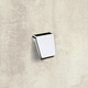 Bouton Milo, entraxe de perçages 16, L 40 mm, B 41 mm, H 28 mm, ø 41 mm, chromé brillant