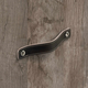 Poignée Nica, entraxe de perçages 96, L 123 mm, B 25 mm, H 3 mm, cuir brun foncé
