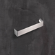 Poignée Nursia, entraxe de perçages 160, L 168 mm, B 24 mm, H 30 mm, aspect inox brossé