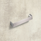 Poignée Nursia, entraxe de perçages 160, L 168 mm, B 24 mm, H 30 mm, aspect inox brossé