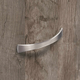 Greep Parma, boorafstand 128, L 138 mm, B 17 mm, H 25 mm, roestvrij staal finish geborsteld