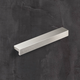 Greep Rovigo, boorafstand 192, L 207 mm, B 16 mm, H 25 mm, roestvrij staal finish geborsteld