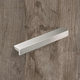 Greep Rovigo, boorafstand 192, L 207 mm, B 16 mm, H 25 mm, roestvrij staal finish geborsteld