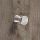 Knop Sion, H 23 mm, ø 16 mm, roestvrij staal geborsteld