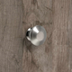 Knop Spalatum, H 23 mm, ø 30 mm, roestvrij staal geborsteld