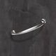Poignée Terranda, entraxe de perçages 128, L 146 mm, B 12 mm, H 28 mm, aspect inox brossé