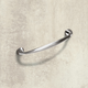 Poignée Terranda, entraxe de perçages 128, L 146 mm, B 12 mm, H 28 mm, aspect inox brossé