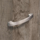 Greep Vantania, boorafstand 128, L 144 mm, B 14 mm, H 27 mm, roestvrij staal finish geborsteld