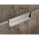 greep om in te laten Athena, boorafstand 160, L 170 mm, B 19 mm, H 36 mm, roestvrij staal finish geborsteld