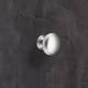 Knop Cirpi, H 27 mm, ø 30 mm, Mat verchroomd