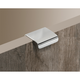Greep Empoli, boorafstand 25, L 38 mm, B 36 mm, H 15 mm, glans verchroomd