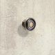 Bouton Essa, H 25 mm, ø 32 mm, aspect laiton antique