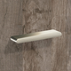 Poignée Fermo, entraxe de perçages 32 / 64 mm, L 74 mm, B 7 mm, H 27 mm, aspect inox brossé