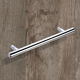 Poignée barre Hale, entraxe de perçages 288, L 348 mm, H 35 mm, ø 12 mm, chromé brillant
