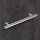 Poignée barre Hale, entraxe de perçages 128, L 188 mm, H 35 mm, ø 12 mm, aspect inox brossé