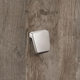 Knop Milo, boorafstand 16, L 40 mm, B 41 mm, H 28 mm, roestvrij staal finish geborsteld