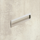 greep om in te laten Misnia, boorafstand 96, L 116 mm, B 54 mm, H 18.5 mm, Vernikkeld mat finish