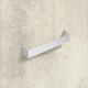 Poignée Nursia, entraxe de perçages 160, L 168 mm, B 24 mm, H 30 mm, Chromé mat