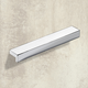 Greep Rovigo, boorafstand 224, L 239 mm, B 16 mm, H 25 mm, glans verchroomd