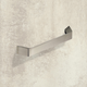 Poignée Veronia, entraxe de perçages 128, L 144 mm, B 14 mm, H 30 mm, aspect inox brossé