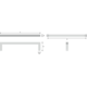 Poignée fitis fonte couleur fer ea320mm l330mm 