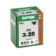 Houtschroef zwart SPAX-S PK Pozidrive met verzonken kop 3 x 25