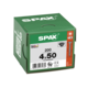 Vis à bois noir SPAX-S TP Pozidrive avec tête fraisée 4 x 50