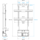 Élévateur tv 600 60 kg  