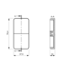 Mec Driver blindcover noir pour support telecomandes 
