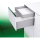 Vionaro cache pour front tiroir intérieur blanc H89