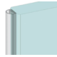 Zelfklevende ballondichting voor glasrand, voor 8/13.5 mm glas, B6 H4, verp. 12 m, transparant