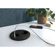 Twist2 rond noir mat b-f 1 prise + 2 usb a/c 22w 