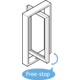 Pth30 pivot charnière coupleur-set inox 