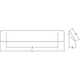 Greep switch ba32 l50 zamak geborsteld nikkel