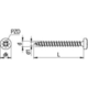 Panhead houtshroef 4 x 40