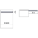 Chic line dassenhouder antraciet  l.458mm rechts