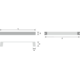 Greep eiber zamak zwart mat ba 160mm l168mm