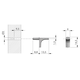 Taquet K-Line nickel ø3mm 